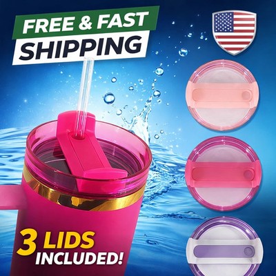 40 OZ Tumbler Lids for Stanley Cup, 1 Pack Replacement Lids Fit for Stanley Adve