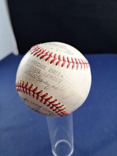 NY Mets Team Signed Autograph Baseball Willie Mays, Koosman, Seaver, Torre ++++ - Picture 17 of 20