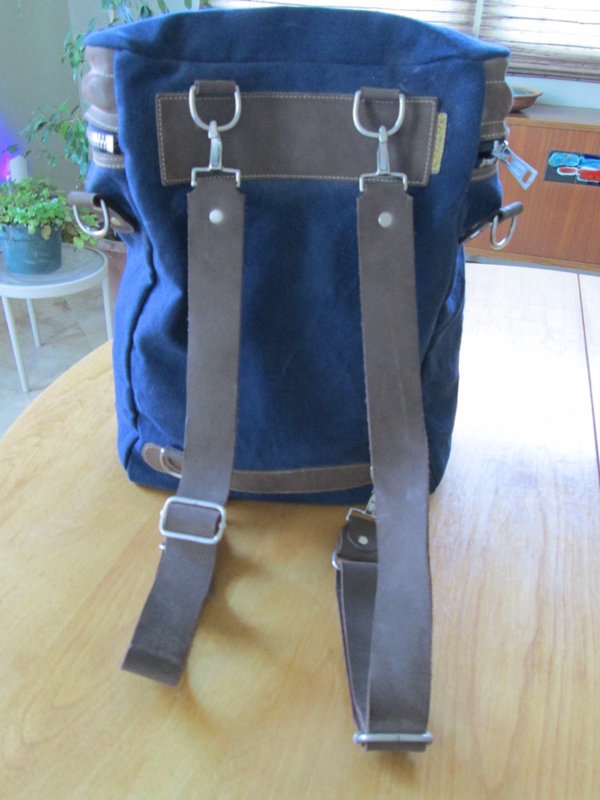 men's vintage ARMANI Giorgio Backpack Rucksack Collezioni image 2