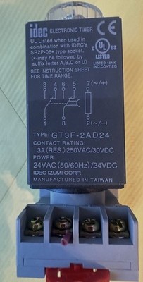 IDEC True Power Off Delay, Electronic Timer
