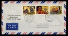 DR WHO 1974 JAPAN FDC FOLK TALE COMBO SUZUKA MIE TO PAPUA NEW GUINEA R49454