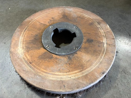 (1) 15" PAD METAL WIRE BRISTLE ROTARY BRUSH FOR SOME FLOOR MACHINES, 1D#42