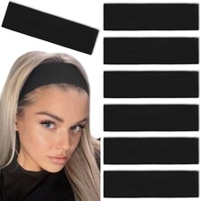 Tobeffect Black Headbands for Women Non 1 Count Pack of 7 , headbands