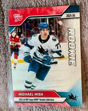 2025-26 TOPPS NOW HOCKEY STICKER  ROOKIE COLLECTION RC-2 MICHAEL MISA SHARKS /5