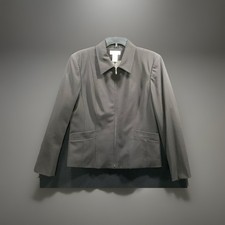 Worthington Works Women's Black Suit Jacket Blazer Size 10 Lined Stretch Regular