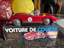 VINTAGE VOITURE DE COURSE RACING CAR FRICTION TIN TOY  MF 763