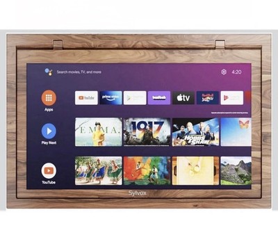 SYLVOX 15.6 inch Under Cabinet TV Kitchen TV 1080P Built-in Google Play RV TV