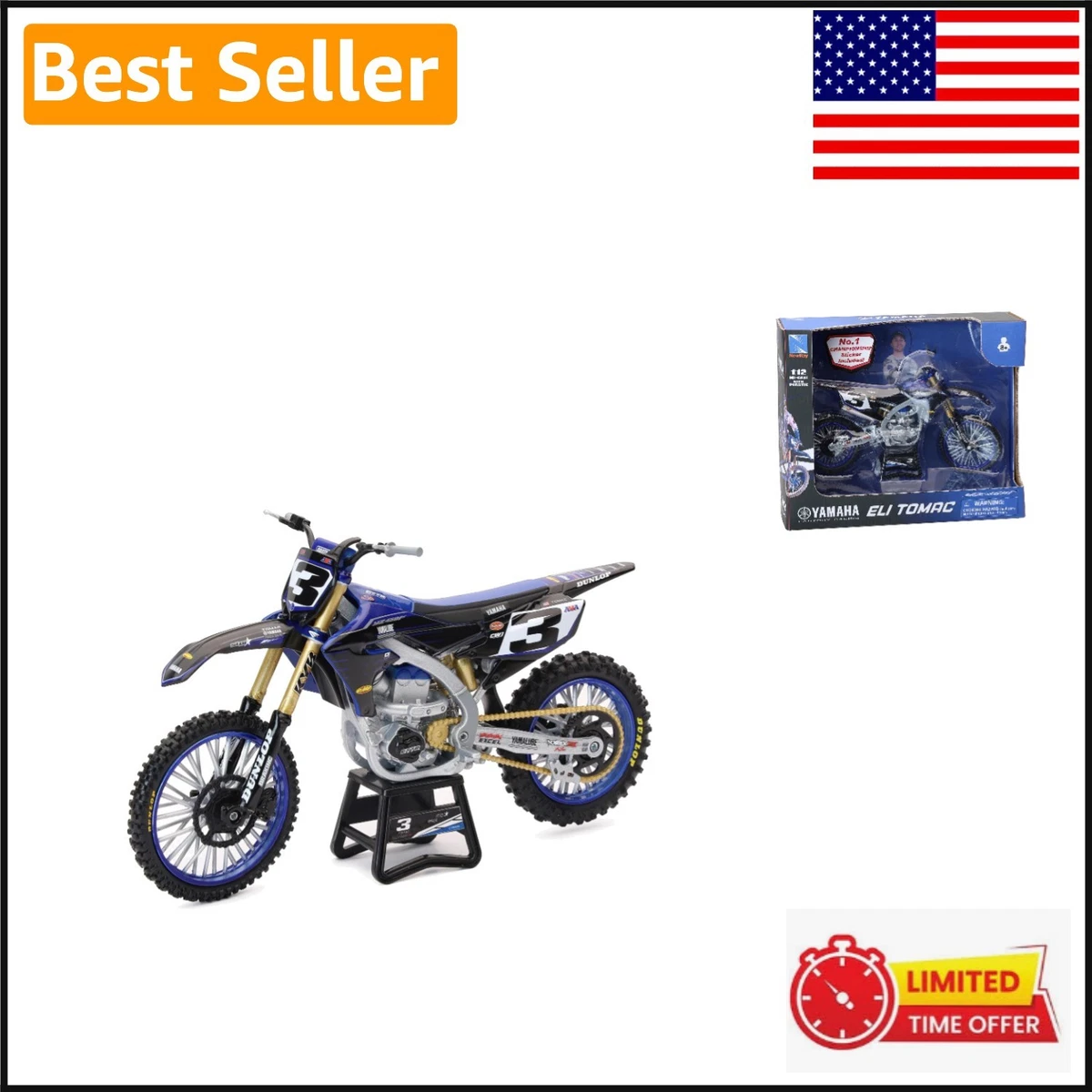 Yamaha YZ450F Contemporary Manufacture Diecast Motocross