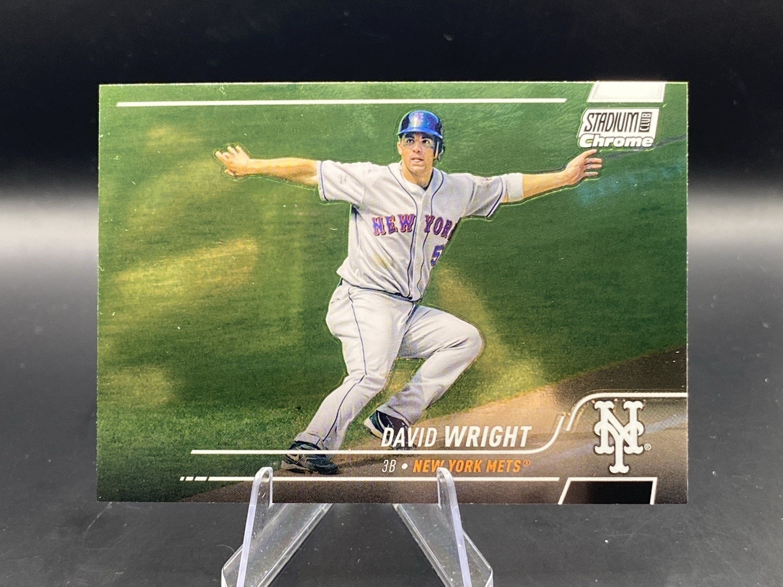 David Wright 2022 Topps Stadium Club Chrome #64 New York Mets Trading Card MLB