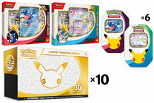 Lot Pokémon Case coffret etb poster pokebox 30 ans neuf scellé Fr + cartes