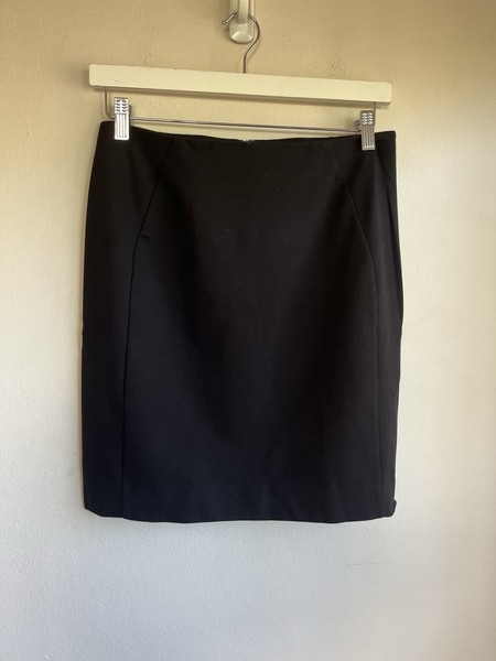 David Lawrence Black Stretch Pencil Skirt Size 10
