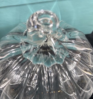 Tiffany&Co Crystal Ball Christmas Ornament With Box | eBay
