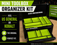 Mini Toolbox Organizer Kit For Us General Harbor Freight Kobalt -3d Printed