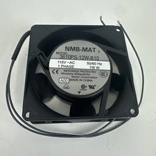 NMB-MAT AC Axial Fan 92X25MM 115VAC 20 CFM 3610PS-12W-B10 A00 50/60 HZ New