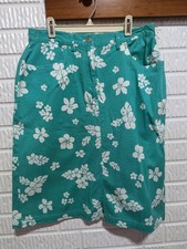 Pendleton Size 12 Cotton Blend Tropical Summer Skirt
