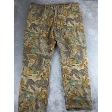 Wrangler Rugged Wear Camo Hunting Pants Mens 44x30 Insulated Outdoors
