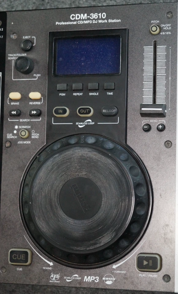 Gemini CDM-3610 Dual CD MP3 DJ Mixing Console | Rackmount | Pre-Owned - Image 4 of 4