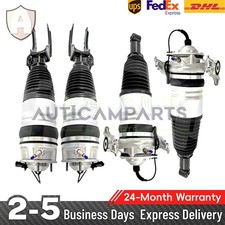 Full Set Front & Rear Air Suspension Struts For Porsche Cayenne II 92A 958 11-18