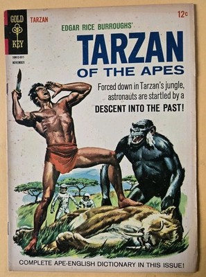 Edgar Rice Burrough's Tarzan Of The Apes #154 G/VG (3.0) Gold Key 11/65