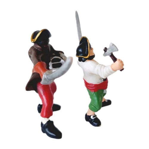 Papo Skeleton Pirate with Chest & First Mate PVC 1.75" Figure 2012 Mini Corsairs - Picture 6 of 10