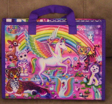 Lisa Frank Unicorn Trifold Portfolio Folder With Books 2016