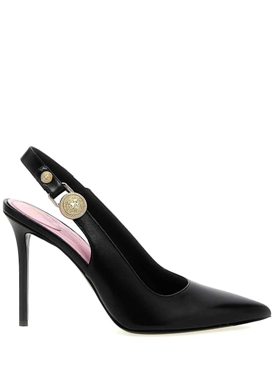 Balmain - Women - High heel slingback pumps - Black 201090₽