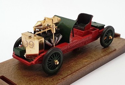 Brumm 1/43 Scale R25 - 1904 Ford Lake Saint Clair #999 - Red/Green