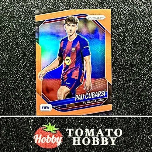 PAU CUBARSI /125 ORANGE REFRACTOR PANINI PRIZM FIFA 2025-26 BARCELONA