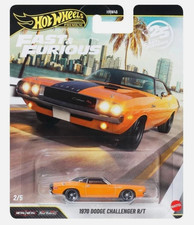 Hot Wheels 1970 Dodge Challenger Rt Fast Furious Hnw46-956q 164
