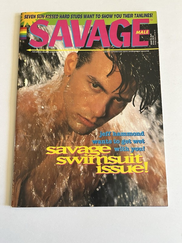 Savage Male Magazine Issue 22 April 1996  Dax Kelly  Jeff Hammond Gay Interest
