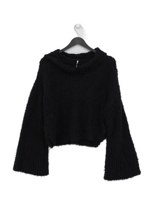 Arch4 Damen Pullover XS Schwarz 100% Sonstige Rundhals Pulli