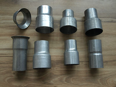 Auspuff Adapter 63mm Auf 45mm - Edelstahl 304 Reduzierstück Für Abgasanlage