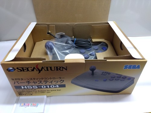 SEGA Saturn HSS-0104 Virtua Stick Controller rapid fire buttons Japan New - Picture 4 of 7