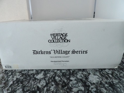 Dept 56 Mulberrie Court Dickens Heritage Village Row House Brownstones #58345 - Picture 3 of 4