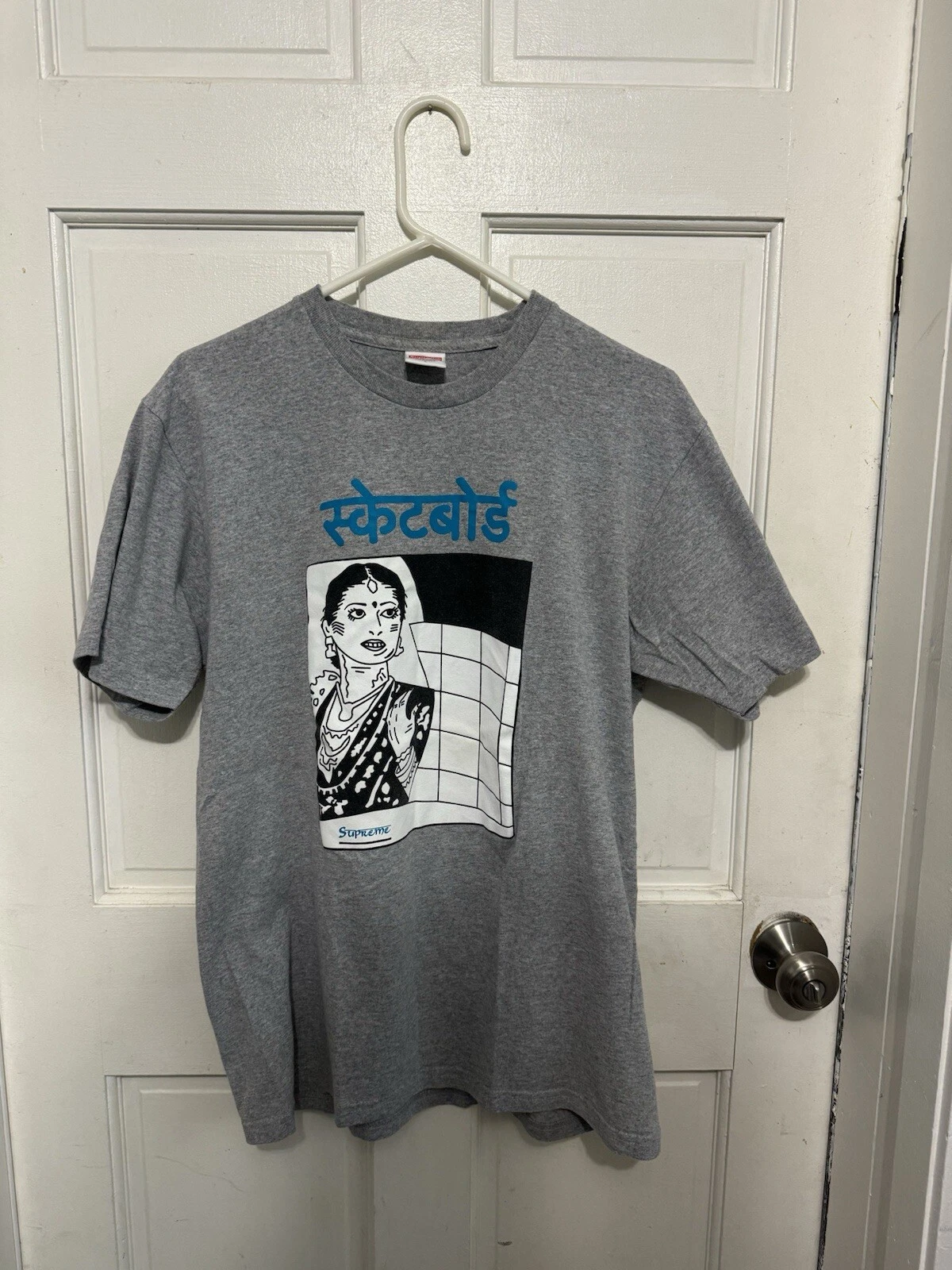 T shirt Supreme Bombay gris bruyère grand