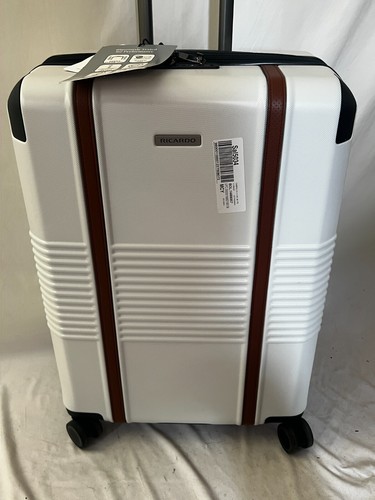 New Ricardo Cabrillo 3.0 Hard side 26" Check-In Spinner Suitcase Luggage White - Picture 2 of 12