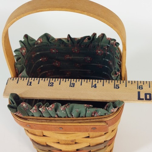 2 canastas inaugurales Longaberger 1993 y canastas más pequeñas 1992 con asas - Imagen 7 de 13