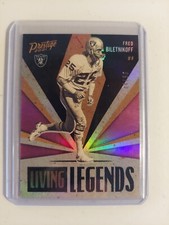 2021 Panini Prestige Fred Biletnikoff Living Legends Pink 44/50 Raiders SP #LL4