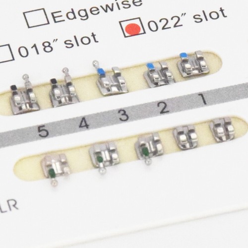 Dental Bracket Ultradünner Monoblock MIM Edgewise ROTH MBT 022 018 345 Haken - Bild 35 von 48