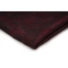 Embroidered taffeta, pattern with small flowers, Burgundy color, 50 x 145 cm