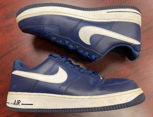 navy blue af1 low