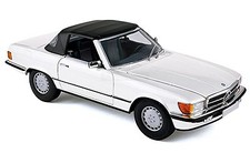 NOREV 1985 Mercedes 300SL (R107) Cabriolet / Soft-Top White*Brand New! LAST ONE!