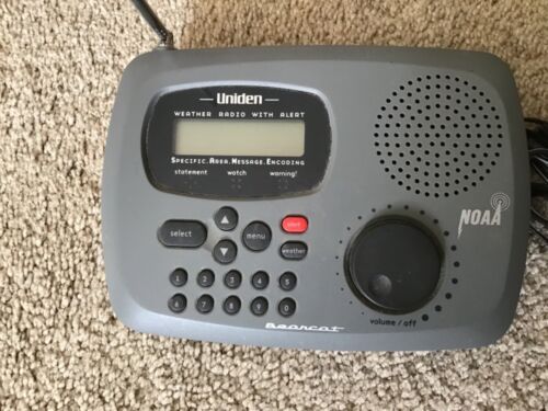 RAR Uniden BEARCAT WX100 Antenne Wetter Radio mit Alarm NOAA mit Kabel funktioniert - Bild 2 von 12