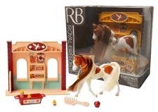 Lanard Royal Breeds Chestnut Tobiano Horse Ne...