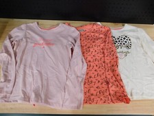 365 Kids from Garanimals Girls 3 Pk Long Sleeve Tee-Love-Size 10-NEW WITH TAG