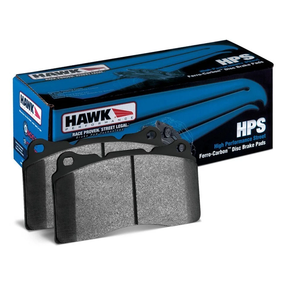 Pastilhas de freio dianteiras compostas Hawk High Performance Street HPS para 79-85 Mazda RX-7 - Imagem 3 de 4