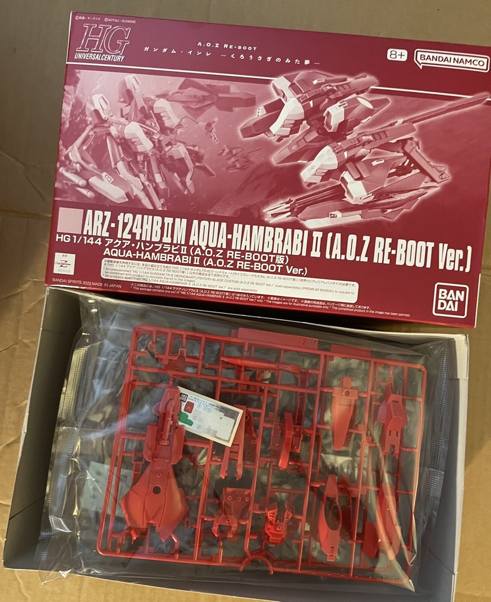 HG 1/144 Aqua Hambrabi II Red ver. Premium Bandai Model Gundam AoZ
