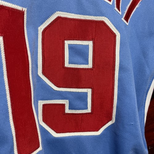 VTG Ravens Knit Philadelphia Phillies Greg Luzinski Stitched Jersey Mens Small - Picture 5 of 17