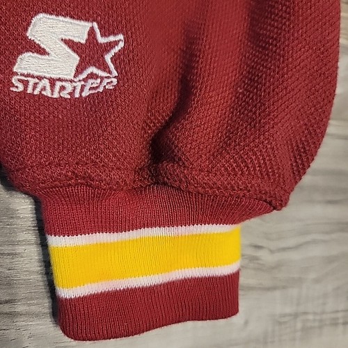 VTG Starter Florida State Seminoles Sweater Spellout Stitched Mens XXL Red - Bild 9 von 11