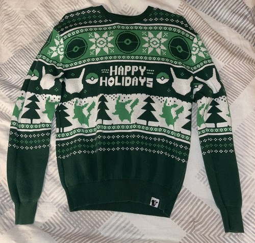 Pokémon Pikachu Ugly Sweater Green 